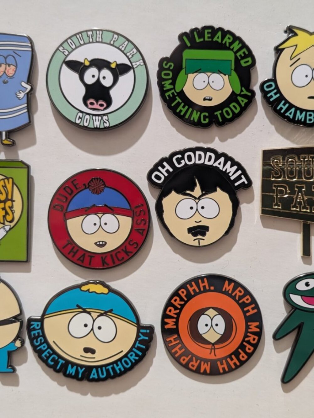 South Park Mystery Pin Badge Series Full Set Of 12 Enamel Pins Collectibles
